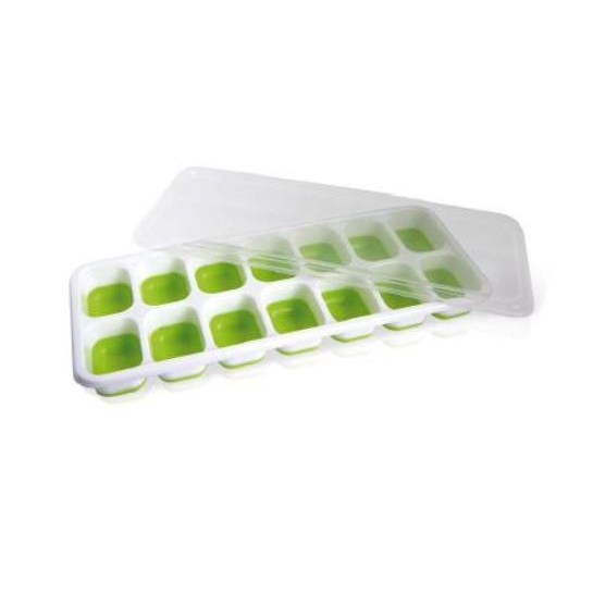 Eiswürfel Form Aus Silikon / Abs mit Deckel , Grün