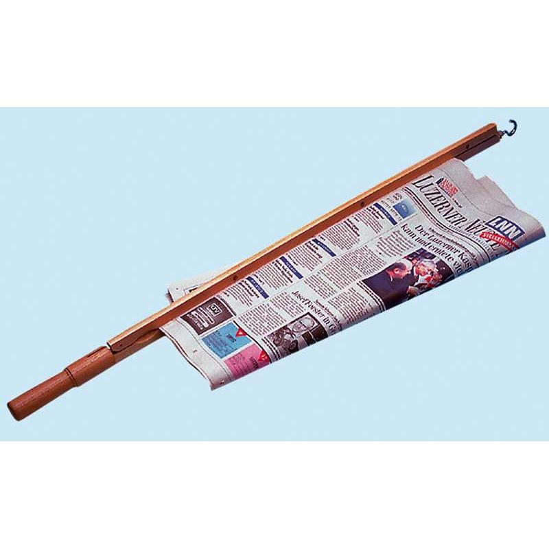 Zeitungshalter Buchenholz, Einspannlänge 57 cm