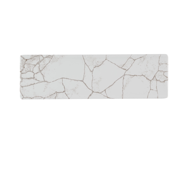 Platte flach 29.5 X 8.8 cm, Kintsugi Agate Grey