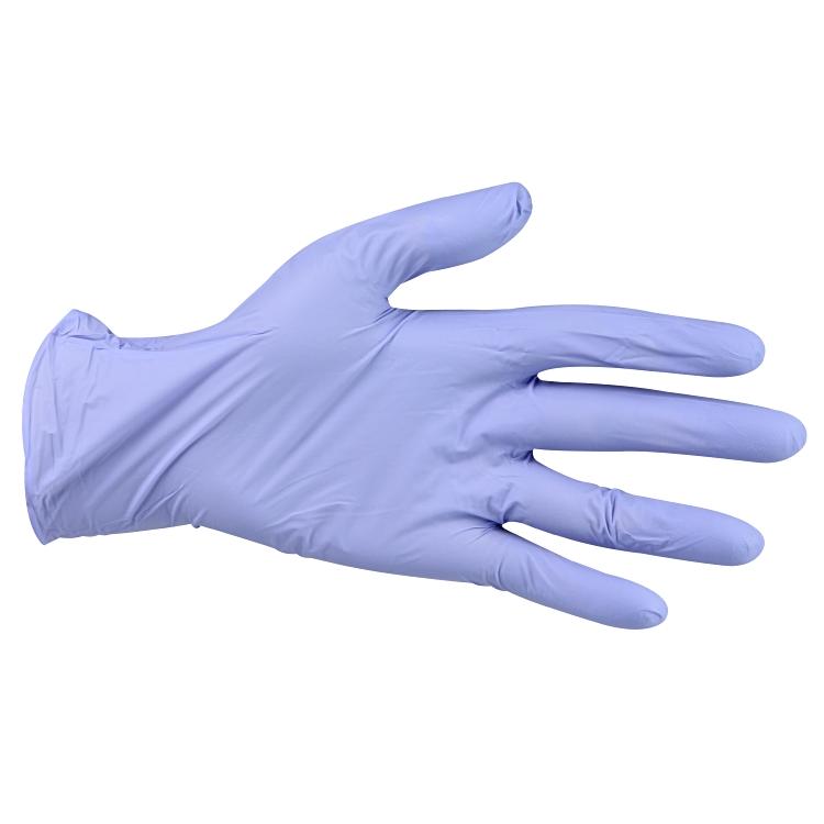 Handschuhe-Nitril Blau, Puderfrei, Grösse L