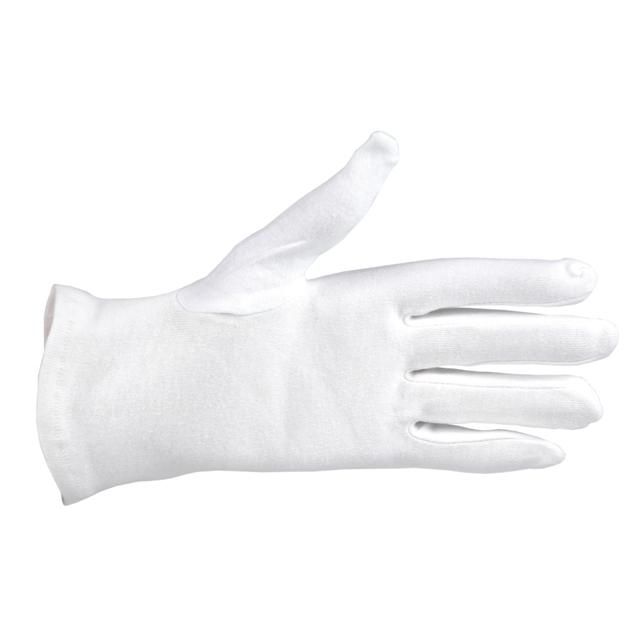 Handschuhe "L" Jessie Weiss Aus Baumwolle, 1Paar