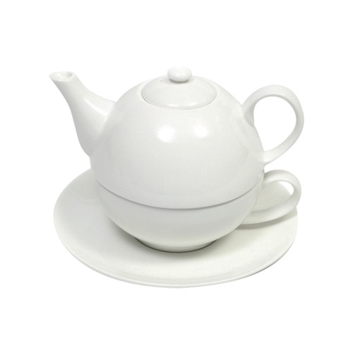 Teeset für Eine Person (Kanne, Tasse, Unterteller)