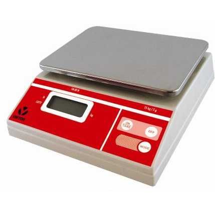 Küchen-/Gastrowaage Digital 15 kg, 29X24.5X10 cm