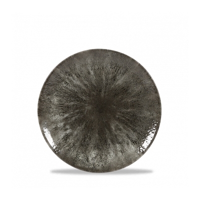 Teller flach Ø 16cm, Stone Quartz Black