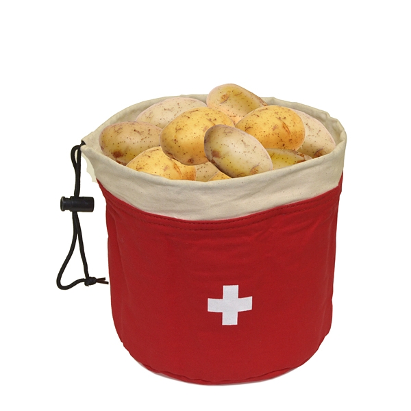 Kartoffeltasche "Schweiz" Rot, 19X21