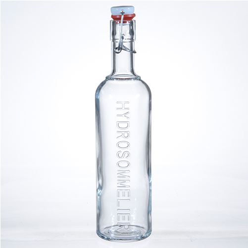 Glasflasche "Hydrosommelier" 1 lt / Ø 85 / H 338mm
