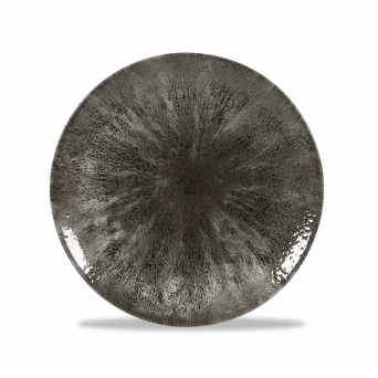 Teller flach Ø 21.7 cm, Stone Quartz Black
