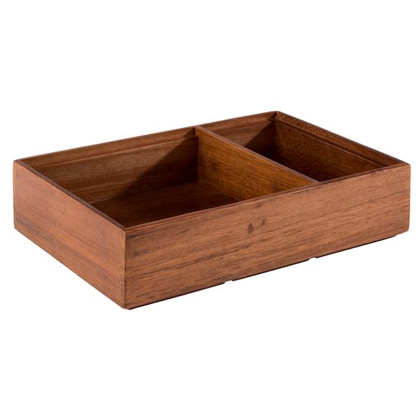 Holzbox Woody 22.5 X 15 / H 5.5 cm, Braun