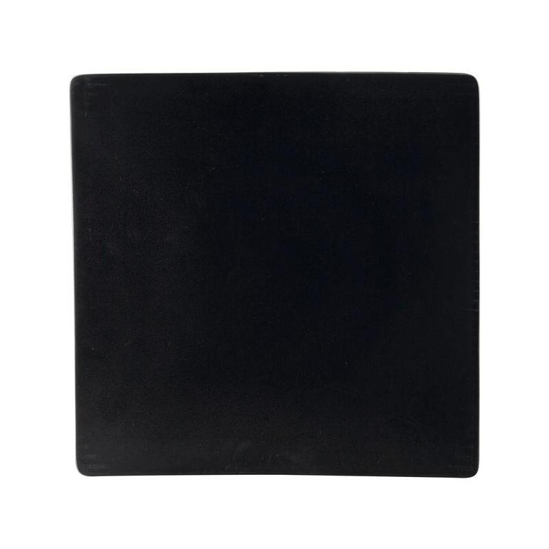 Teller Htief Coup 24 x 24cm, Pottery Frosted Black
