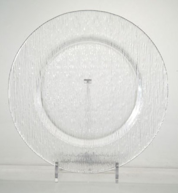 Glasteller Flach New Alluminium Ø 32cm
