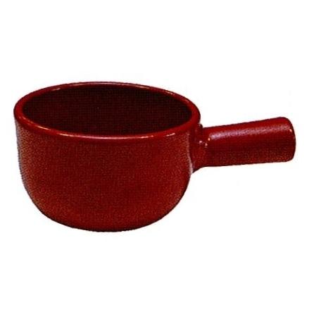 Fonduekachel Ø 12cm, Keramik Rot