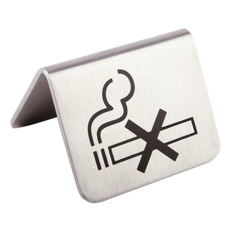 Tischsteller Symbol 'Rauchen Verboten', 2-er Set