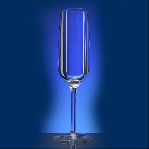 Champagner Glas 10 cl / Ø 41 / H 221 mm